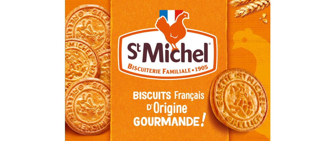 Team Créatif signe la nouvelle identité de St Michel Nouveau packaging des galettes St Michel