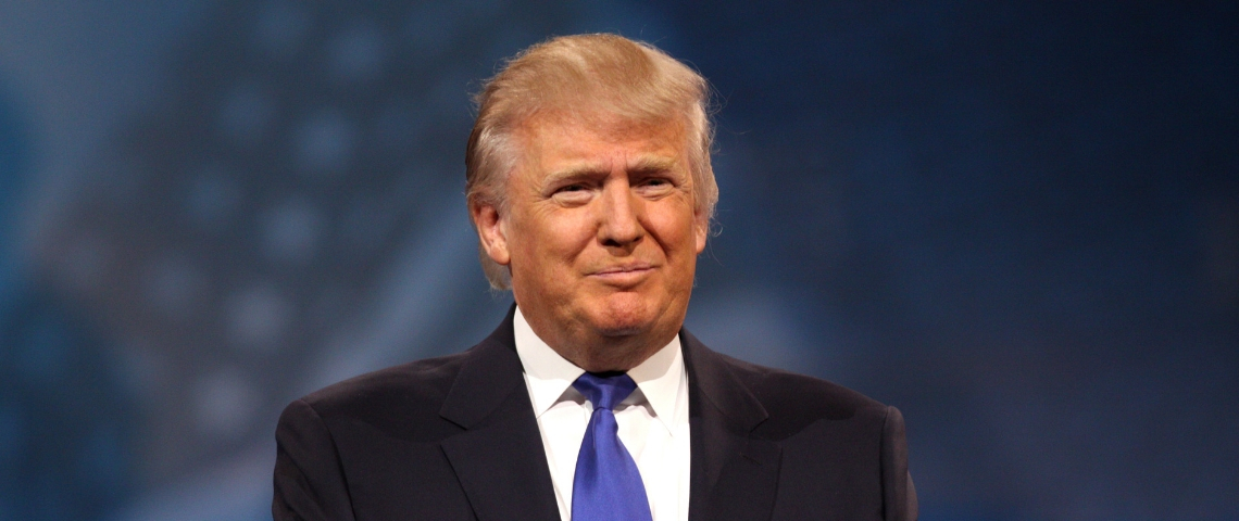 Donald Trump lors d'un speech de 2013