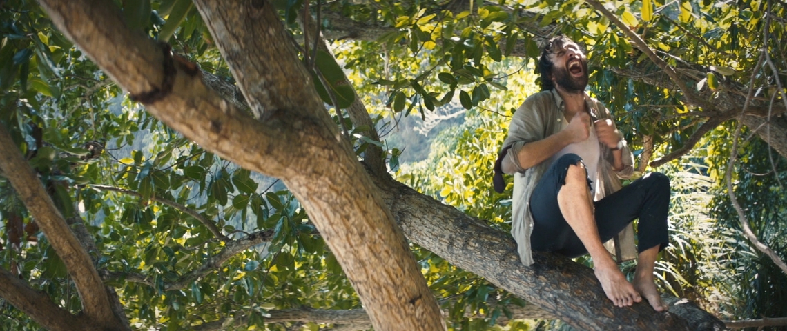 Burger King célèbre les cheese haters Un homme dans un arbre en train de crier