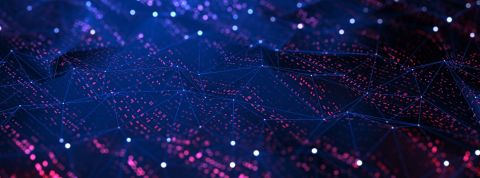 Vers une ouverture des boites noires des algorithmes une marée de points rouge sur un fond noir