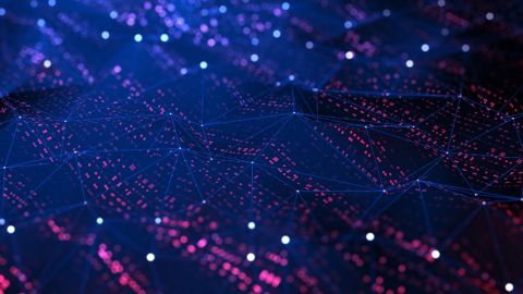 Vers une ouverture des boites noires des algorithmes une marée de points rouge sur un fond noir