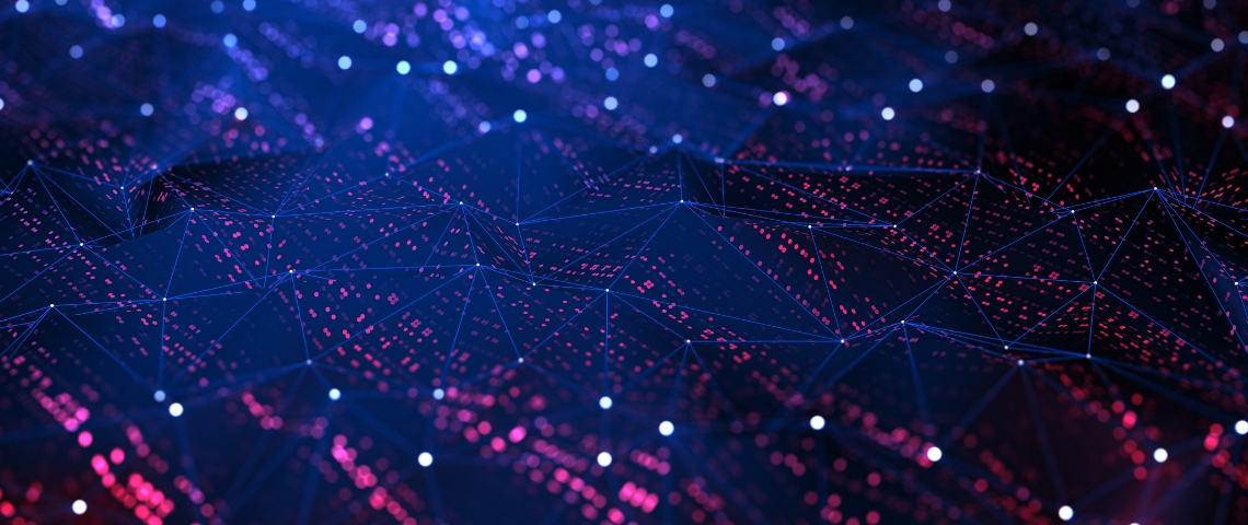 Vers une ouverture des boites noires des algorithmes une marée de points rouge sur un fond noir