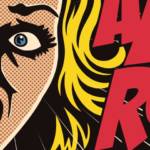 Femme en bd apeurée qui s'écrit "Arrgh"