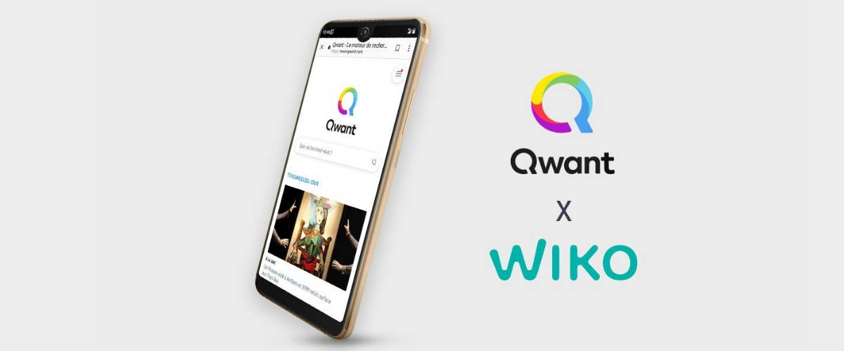 Wiko et Qwant s'associent pour lancer un smartphone Visuel Wiko