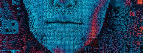 Embrouillez les GAFA Visage de femmes pixelisé