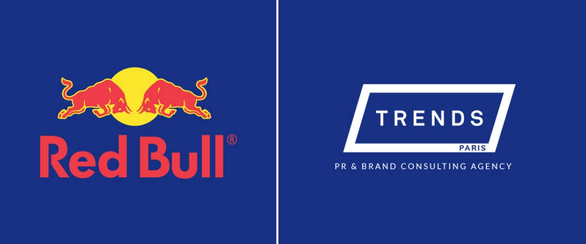 Trends Paris remporte le budget Red Bull Logo de Red Bull et Trend Paris