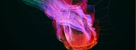 Comment passer du big au deep data ? Une tâche rose créée par ordinateur