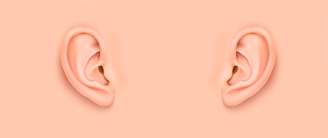 oreilles vectorisées beiges