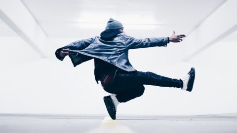 danseur en freestyle