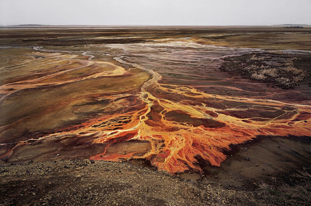 Edward Burtynsky - Nickel Tailings #30, Sudbury, Ontario (1996)