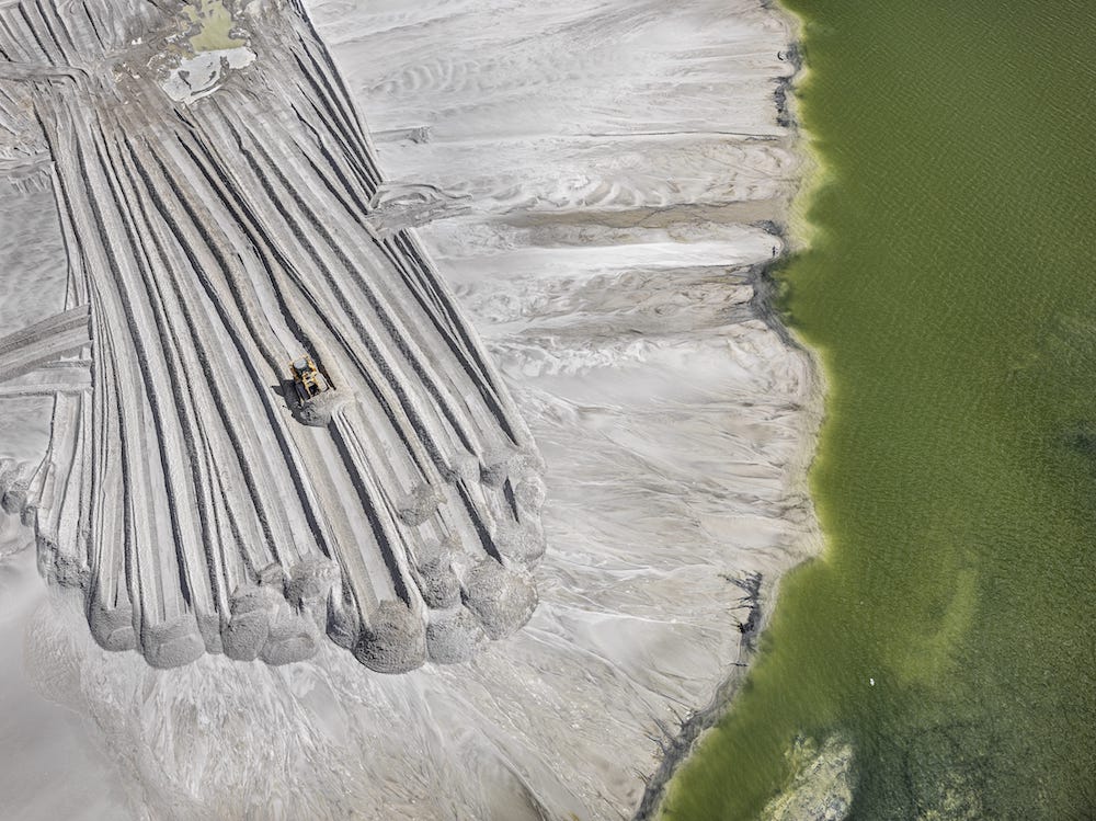 Edward Burtynsky - Phosphor Tailings, Near Lakeland, Florida, USA (2012)