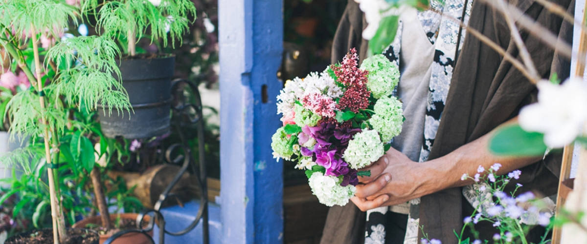 My Little Bow et Bergamotte ouvre le Flower Store Un bouquet de fleurs