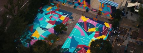 Comment les marques s'invitent en ville Des espaces sportifs créés par les marques