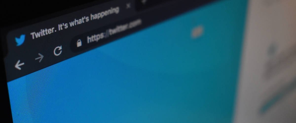 twitter écran sur page twitter