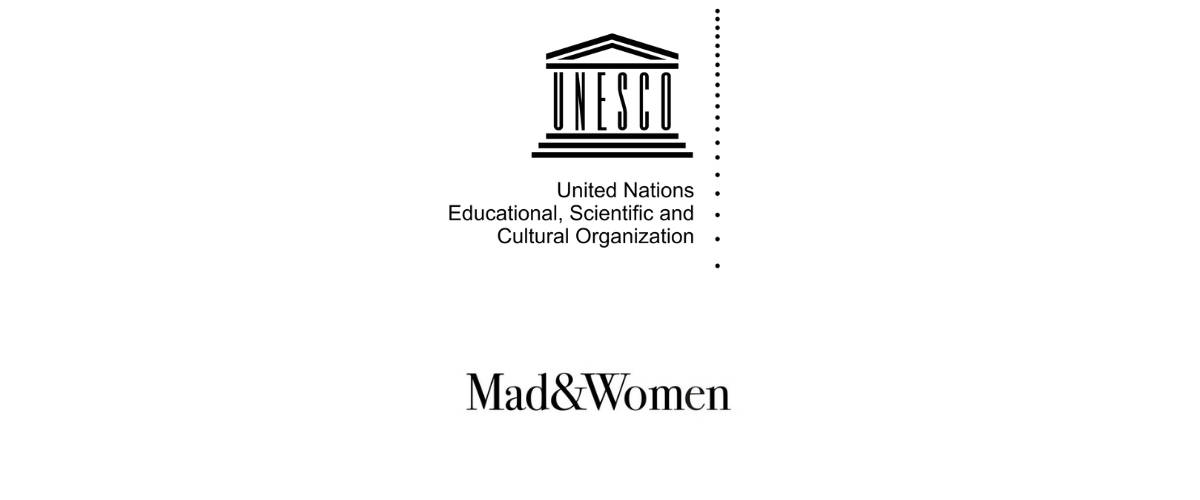 Christelle Delarue devient Advisor Expert pour l'UNESCO Logos de l'UNESCO et de l'agence Mad&Women