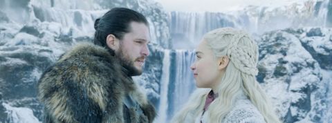 gameofthrones jon snow et daenerys game of thrones