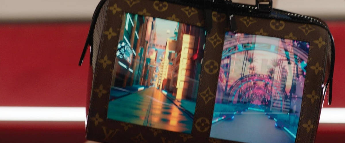 Collection Cruise : Louis Vuitton créer des sacs dotés d'écrans connecté Sac ''Canva'' par Louis Vuitton