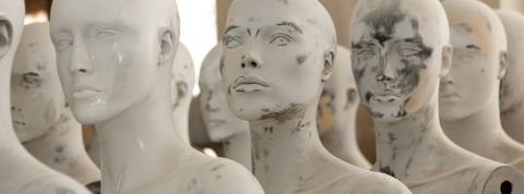 Comment les maxi promotions tuent la distribution Des mannequins de magasin cassés et abîmés