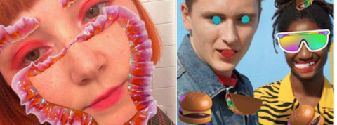 social add ons filters visage avec filtre et stickers sur instagram