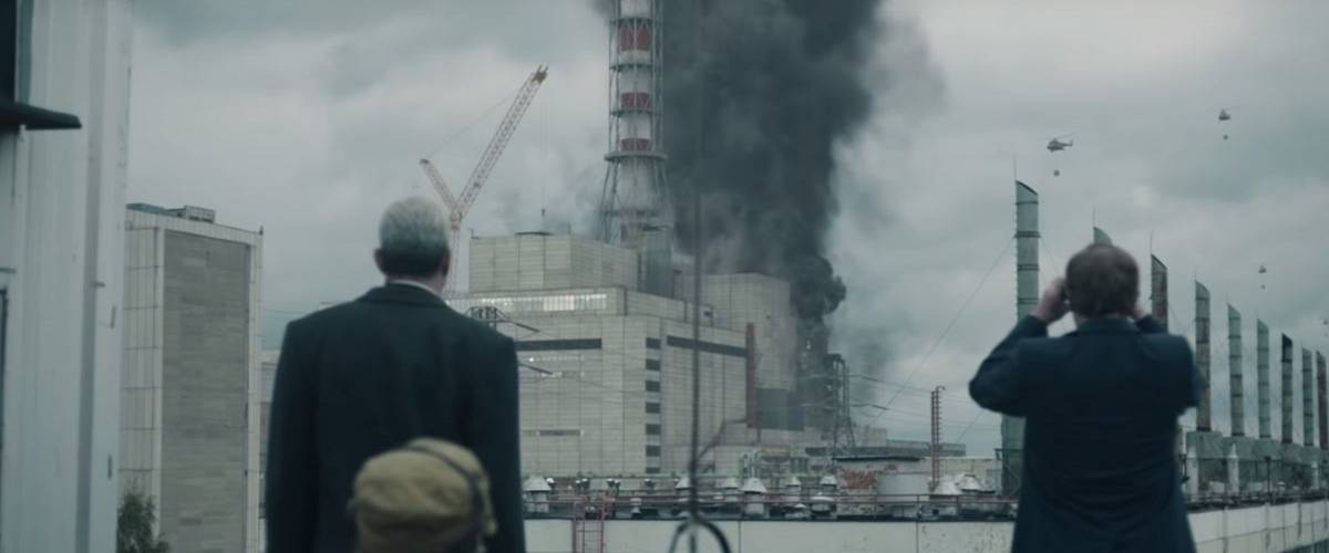 Chernobyl : la série HBO qui veut détrôner Games Of Thrones Réacteur de la centrale nucléaire de Tchernobyl en fumé
