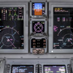 le tableau de bord d'un avion