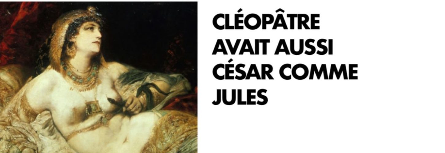 La nouvelle campagne Gleeden Affiche de la campagne 2019 Gleeden. Portrait de la Reine égyptienne Cléopatre.