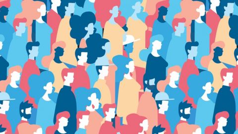 Dessin de personnes de différentes couleurs