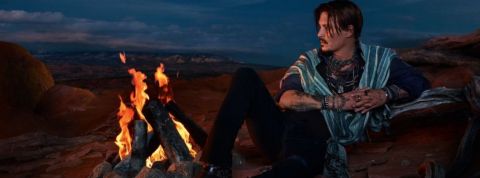 Johnny Depp - Dior Johnny Depp dans la dernière campagne Dior