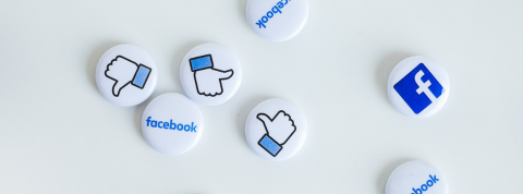 Facebook envisage de retirer son compteur de likes Des pins aux couleurs de Facebook