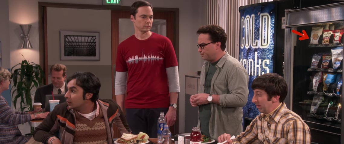 The Big Bang Theory - placement de produit The Big Bang Theory