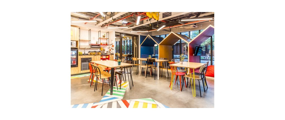 Levée de fond pour Anticafé auprès de Nexity Photo d'un espace de l'espace co-working d'anticafé