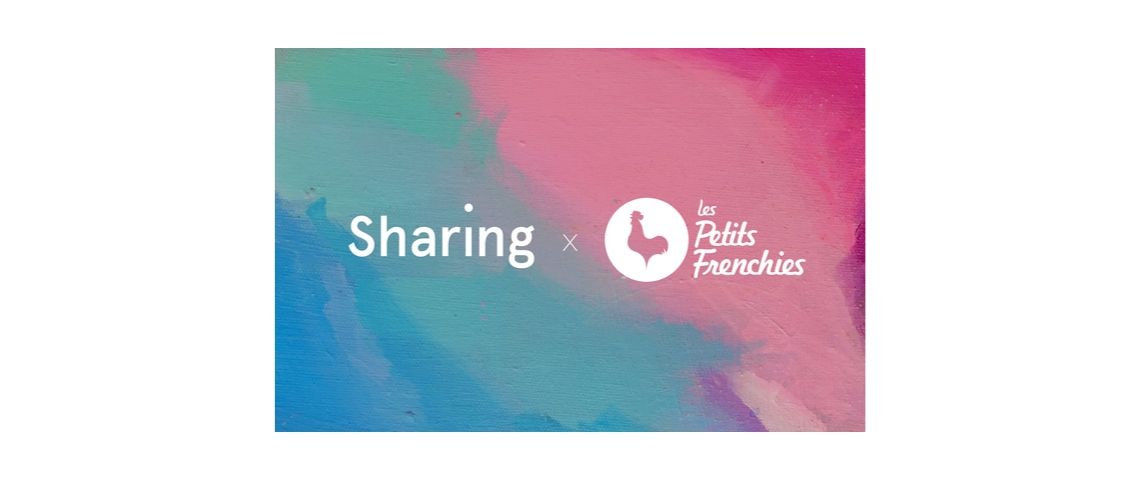 L'agence de communication Sharing rachète le média les Petits Frenchies Visuel avec le logos de sharing et des petits frenchies