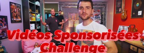 Sur YouTube, les opérations spéciales ne se cachent plus un youtubeur qui lance sa vidéo avec le titre - vidéos sponsorisés challenge -