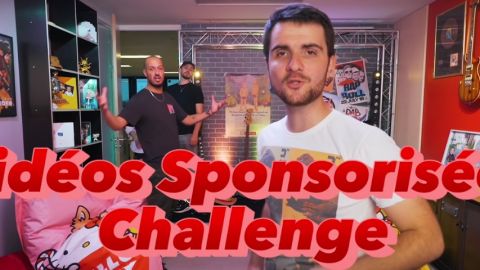 Sur YouTube, les opérations spéciales ne se cachent plus un youtubeur qui lance sa vidéo avec le titre - vidéos sponsorisés challenge -