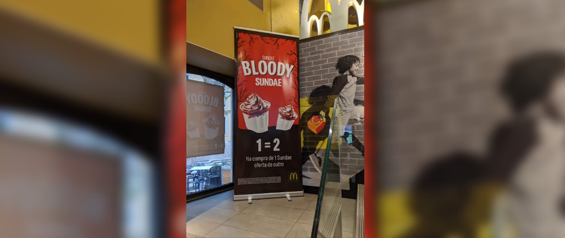 McDonald's fait un fail pour Halloween La campagne de McDonald's au Portugal pour Halloween