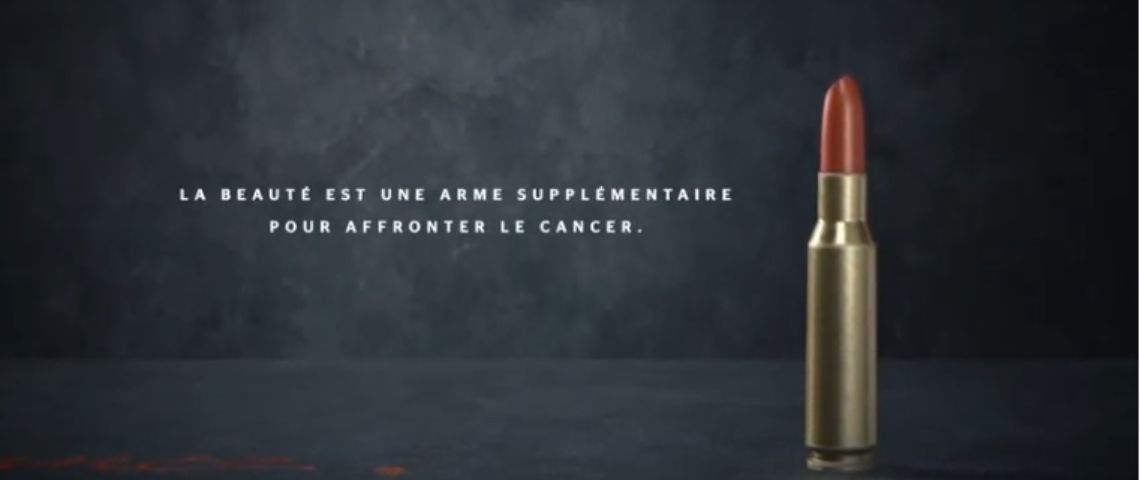 ici Barbès signe le film-manifesto de belle & bien pour faire de la beauté une arme contre le cancer Capture d'acran avec le message : la beauté est une arme supplémentaire pour affronter le cancer