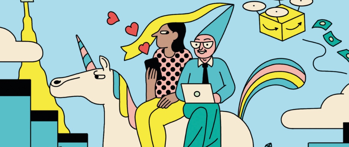 Un livre pour tout comprendre au discours bullshit des start-up Couverture du livre Les Possédés, éditions Arkhê