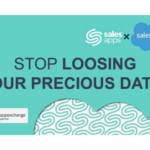 Visuel du slogan de salesapps : stop loosing you precious data !
