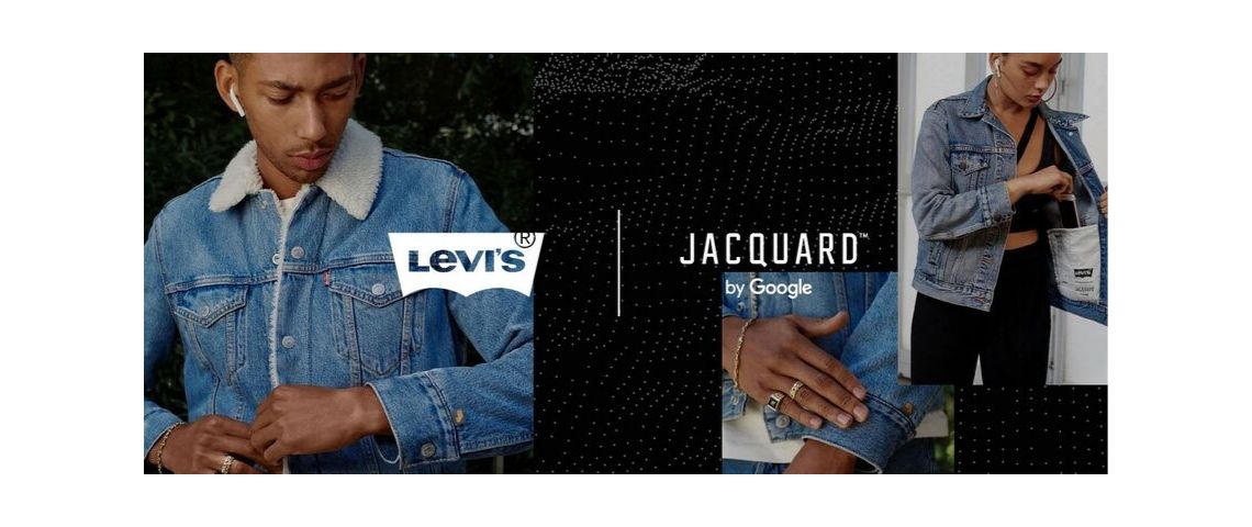 levis lance une veste connectée avec la technologie jacquard de google visuel illustrant le fonctionnement de la veste connectee de levi's