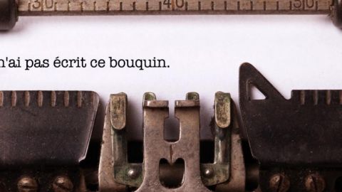 machine à écrire typo