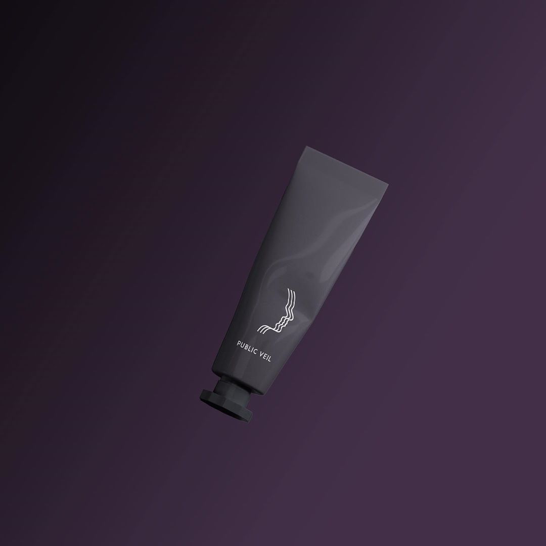 packaging d'une crème noir