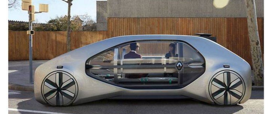 Renault démarre une experimentation sur des robot taxisur son campus Paris Saclay Un robot-taxi de Renault