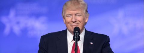 le roi du Trolling politique peut-il être ignoré ? Le président des Etats-Unis Donald Trump aqui affiche un air narquois