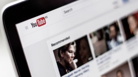 Page d'accueil de YouTube avec rubrique  - recommandation - 
