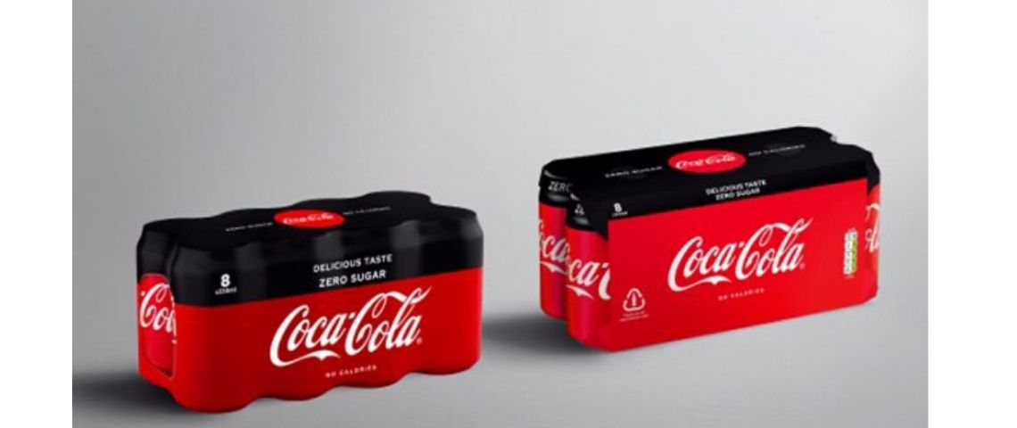 Coca-Cola supprime le plastique de ses packs de canettes Nouveau emballage coca cola recyclable