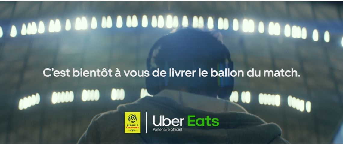La Capture de la campagne Uner eats : c'est bientôt à vous de livrer le ballon du match