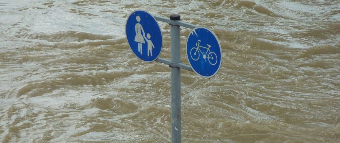 Partagence lance un appel aux entreprises pour du déstockage solidaire pour aider les victimes d'inteméries dans le sud ouest Innodation, panneaux immergés sous l'eau