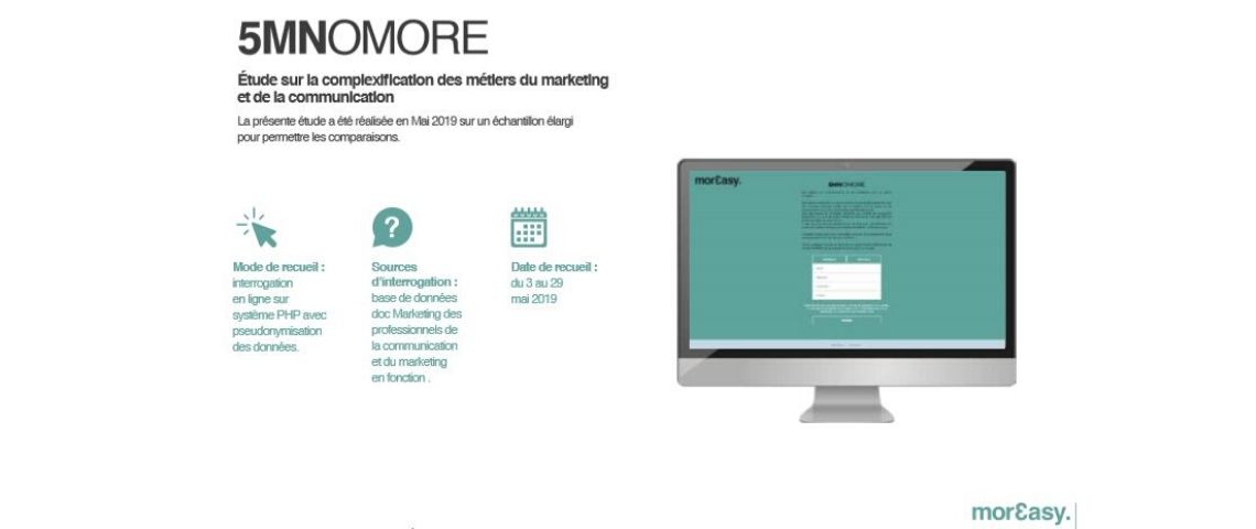 Resultats-etude-complexification-metiers-marketing et communication-MorEasy Résultats de l'étude sur la complexification des métiers du marketing et de la communication de MorEasy
