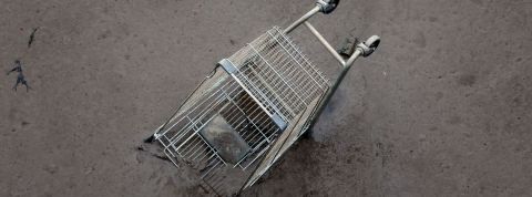 Est-ce la fin du Black Friday ? Un caddie renversé