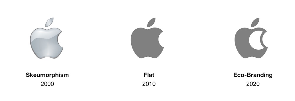 Logo d'Apple changement